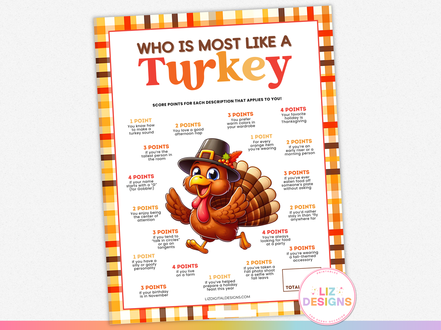 Who is Most Like a Turkey?