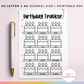 Birthday Tracker (Planner Insert)