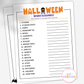 Word Scramble: Halloween Edition