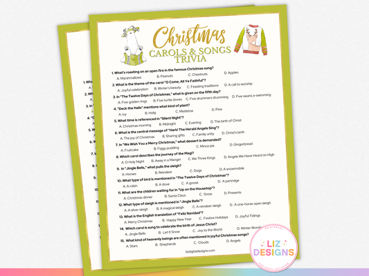 Christmas Carols & Songs Trivia