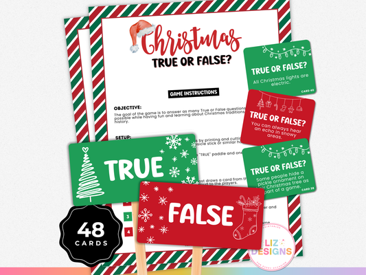 Christmas True or False Game