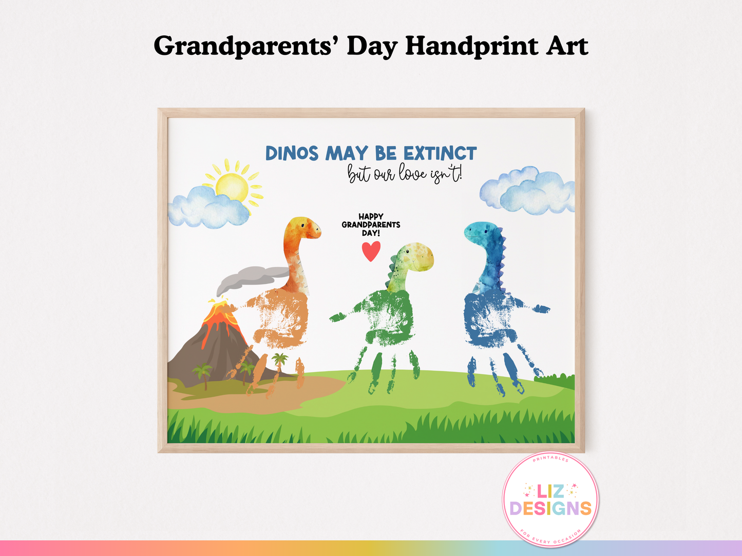 Grandparents' Day Handprint Art