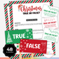 Christmas True or False Game