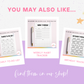 Chinese Blossoms Mood Tracker (Planner Insert)