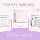 Chinese Blossoms Mood Tracker (Planner Insert)