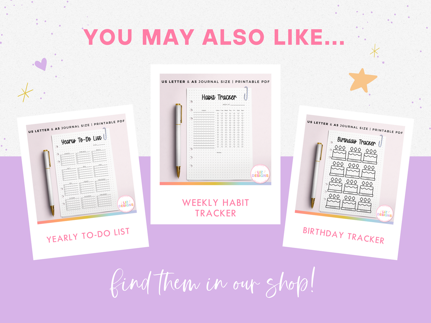 Chinese Blossoms Mood Tracker (Planner Insert)