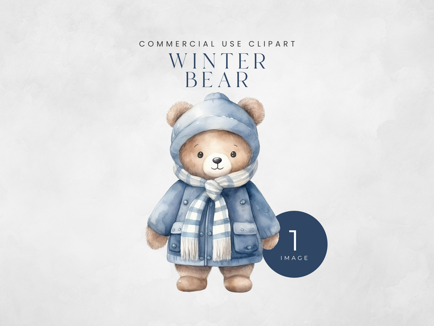 Winter Bear - $1 Single Clipart