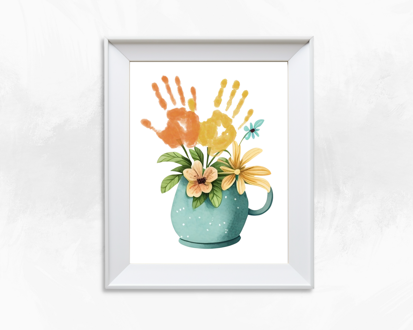 Spring Handprint Art