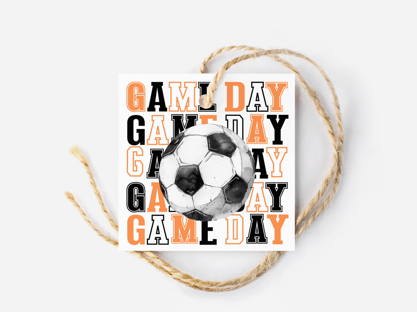 Soccer Game Day Treat Tags