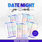 Date Night Jar Cards (100 Date Night Ideas)