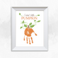 Fall - Cutest Little Pumpkin Handprint Art