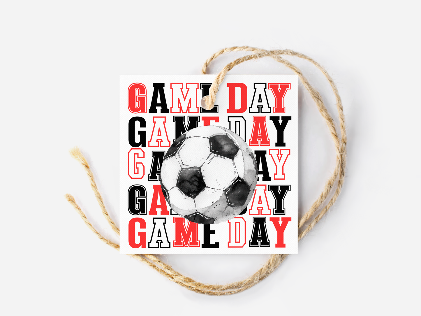 Soccer Game Day Treat Tags