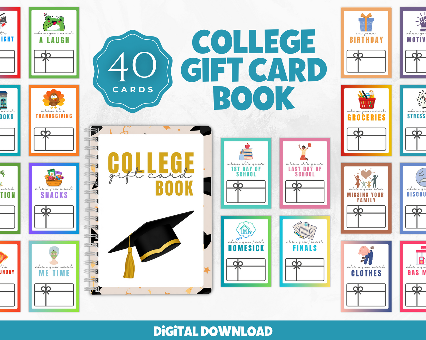 College Gift Card Book