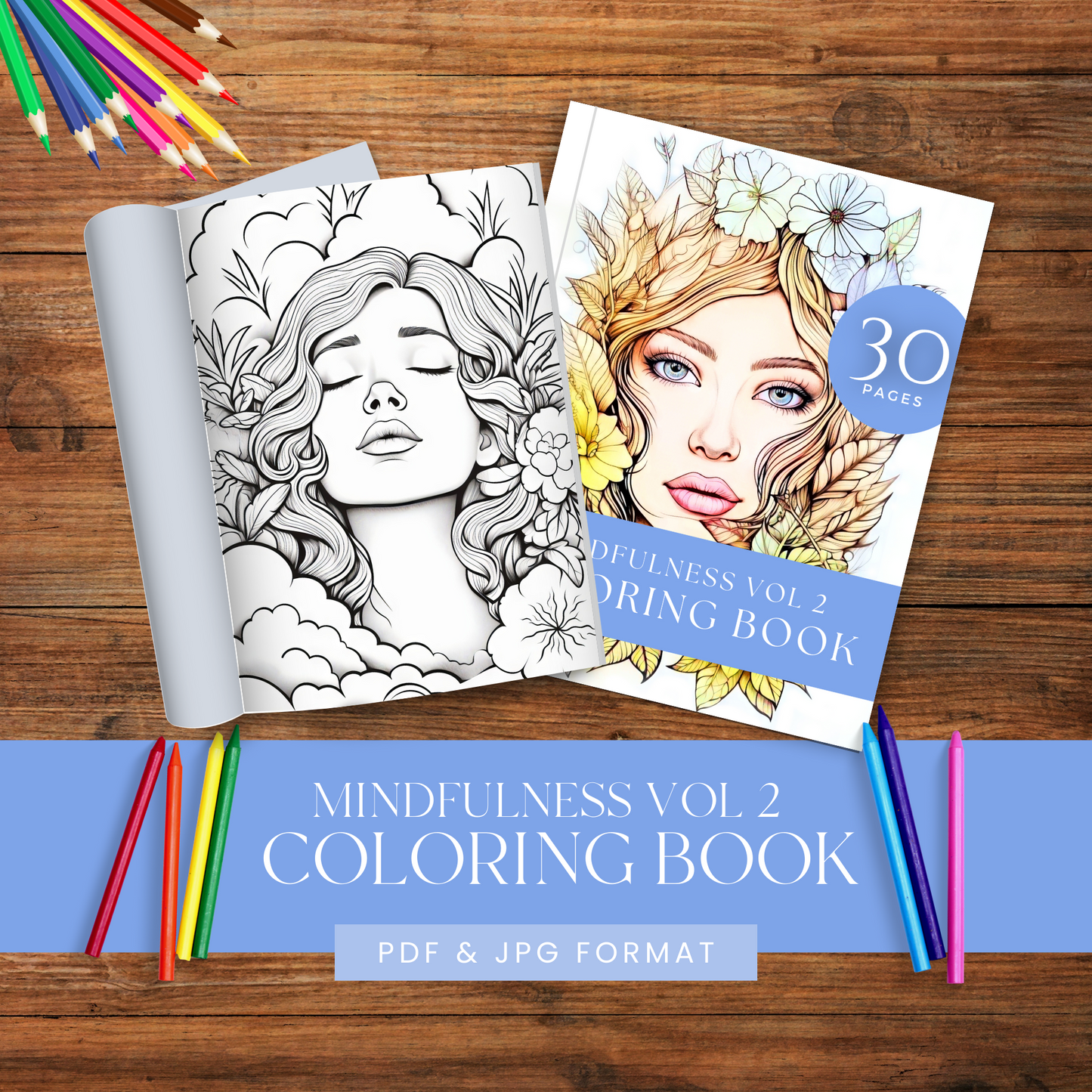 Mindfulness Vol 2 - Coloring Book