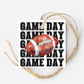 Football Game Day Treat Tags