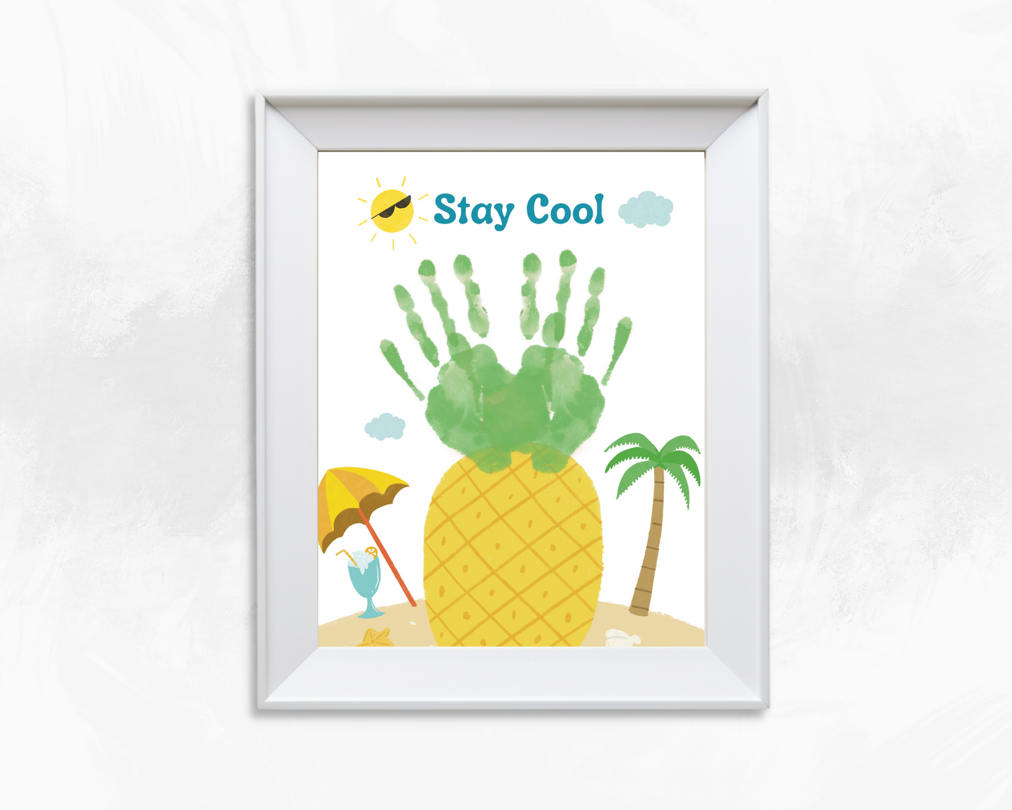 Summer Handprint Art