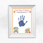 1st Day of School Handprint Art