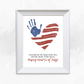 4th of July Handprint Art