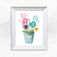 Spring Handprint Art