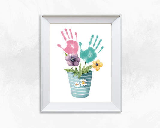 Spring Handprint Art