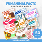 Fun Animal Facts Lunchbox Notes