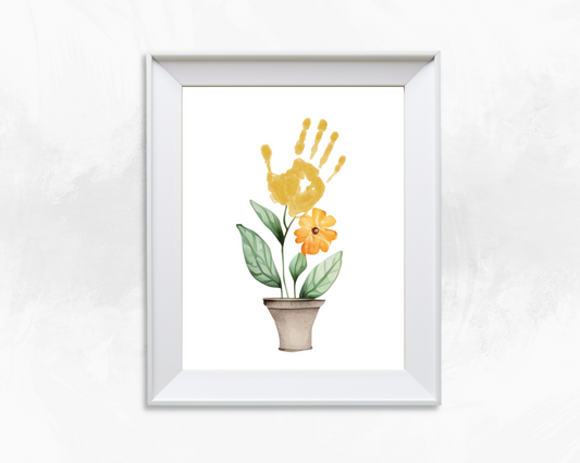 Spring Handprint Art