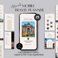 Mobile Travel Planner & Itinerary - Canva Template