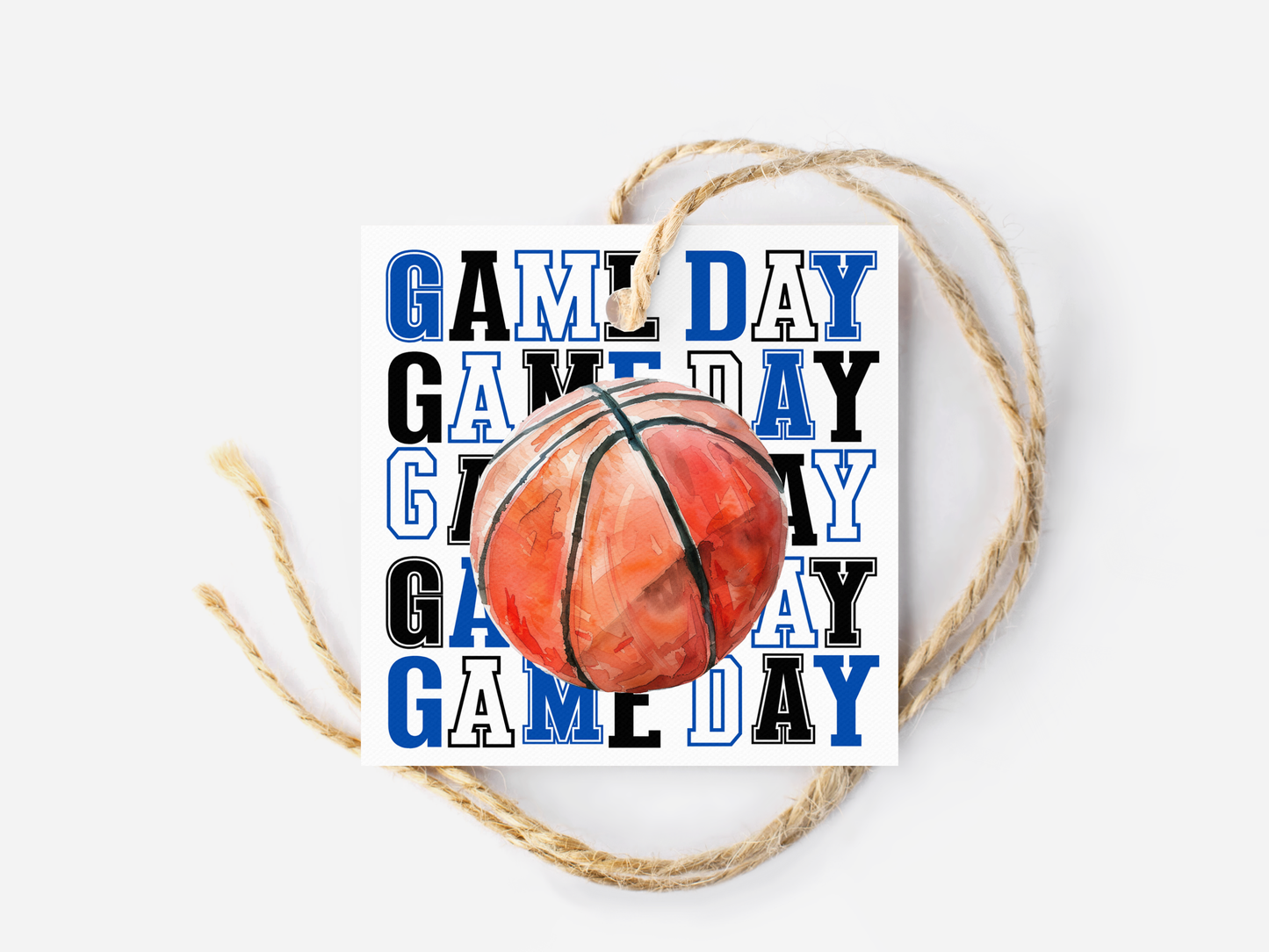 Basketball Game Day Treat Tags