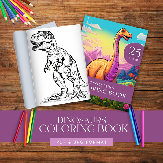 Dinosaurs - Coloring Book