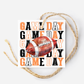 Football Game Day Treat Tags