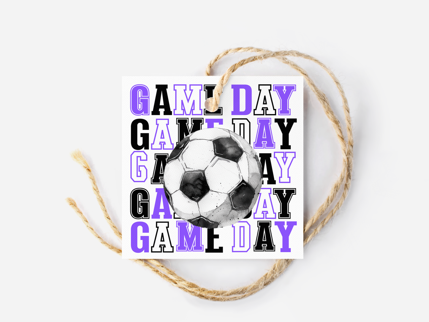 Soccer Game Day Treat Tags