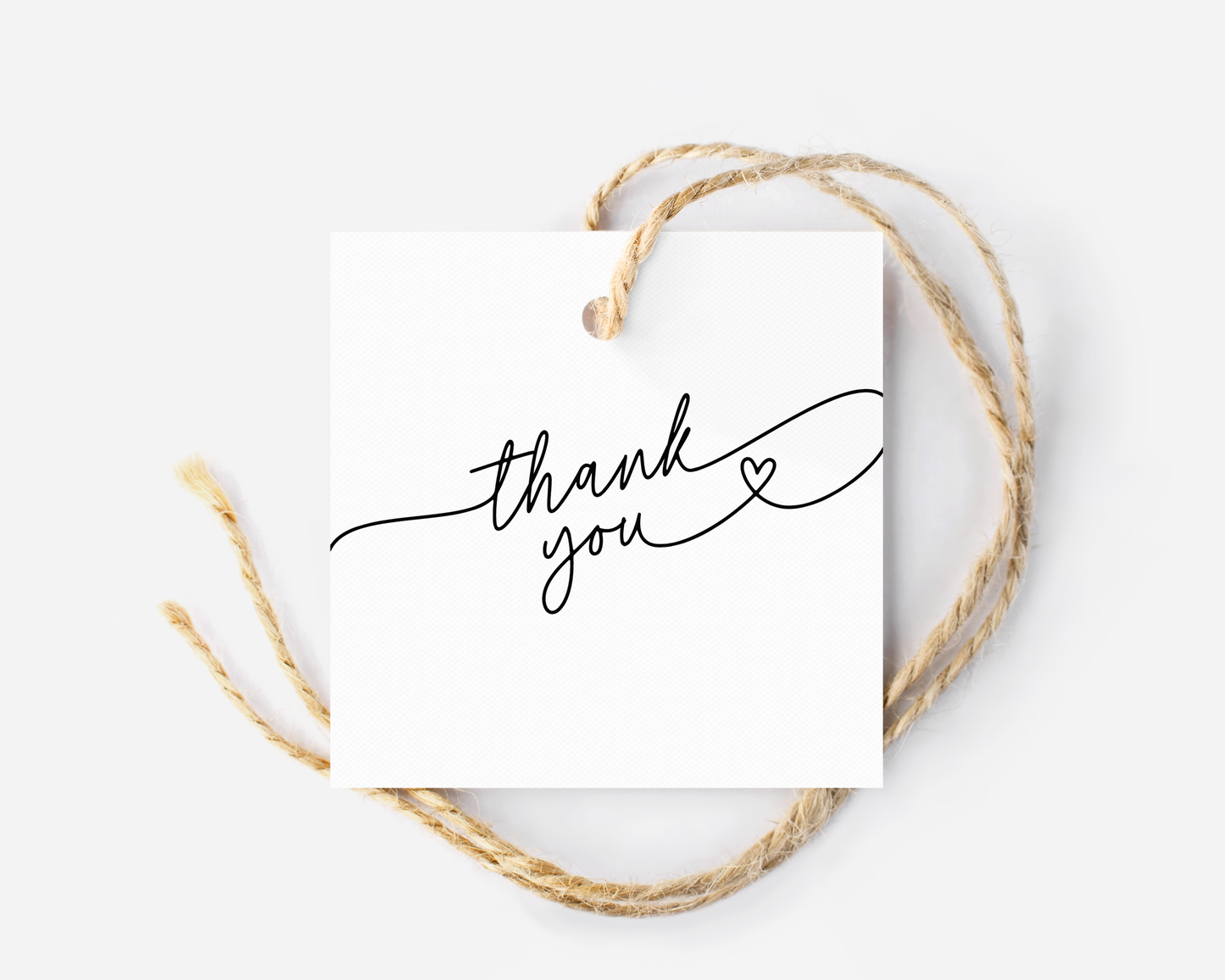 Minimalist Thank You Gift Tags