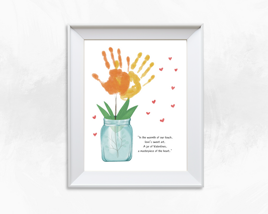 Valentine's Day Handprint Art