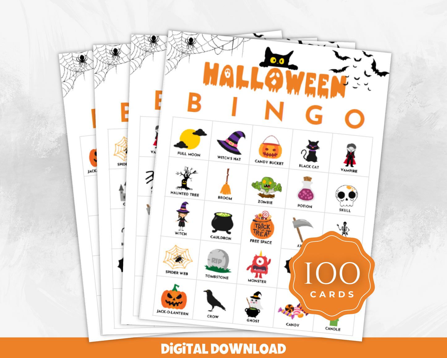 Halloween Bingo Cards