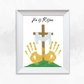 Easter - He is Risen Handprint Art