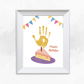 Birthday Handprint Art