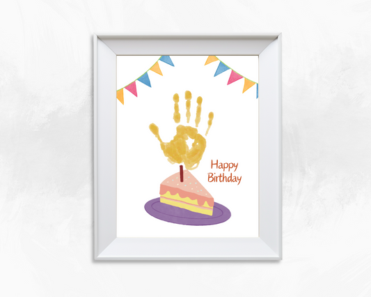 Birthday Handprint Art