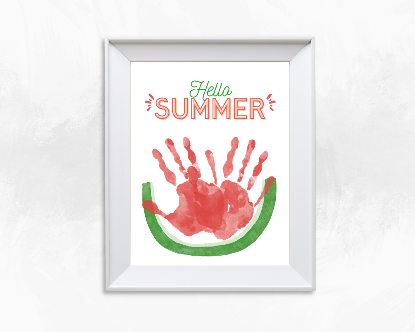 Summer Handprint Art