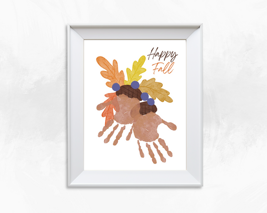 Fall Handprint Art