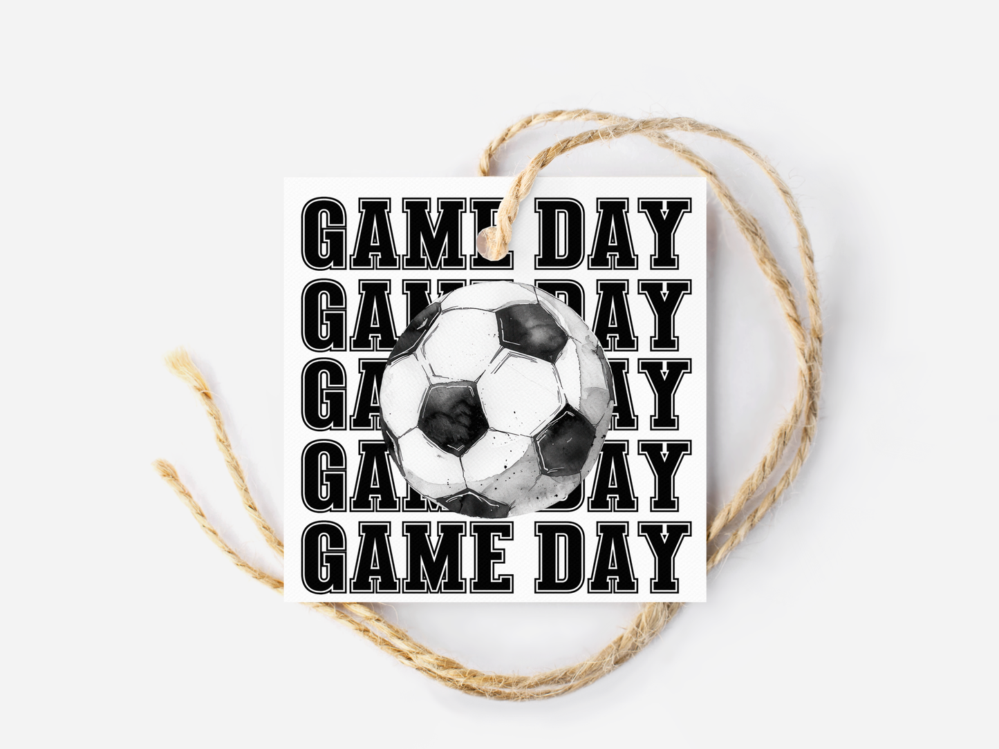 Soccer Game Day Treat Tags