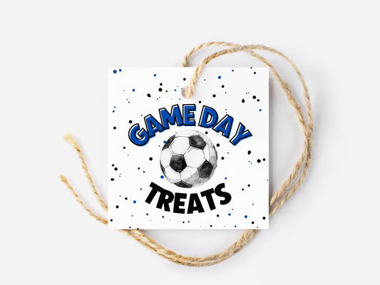 Soccer Game Day Treat Tags