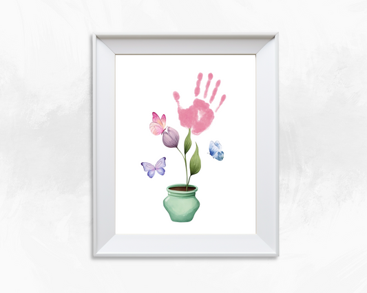 Spring Handprint Art