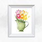 Spring Handprint Art