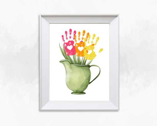 Spring Handprint Art