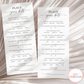 "Place Your Bets" Wedding Prop Bet Game