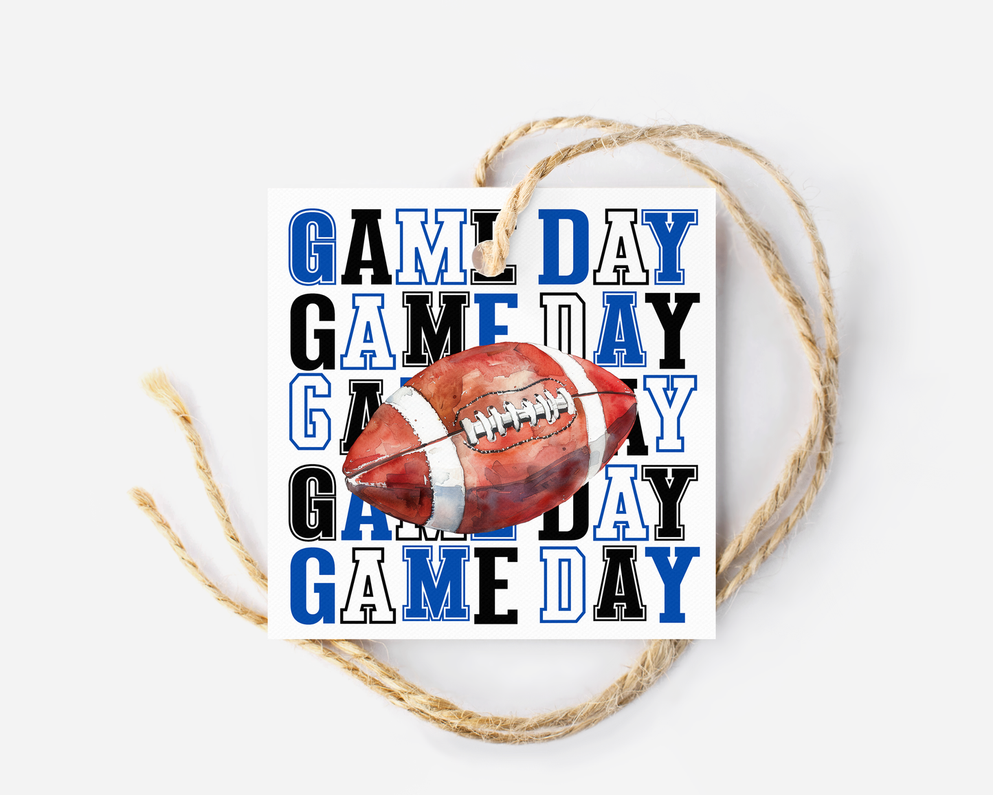 Football Game Day Treat Tags