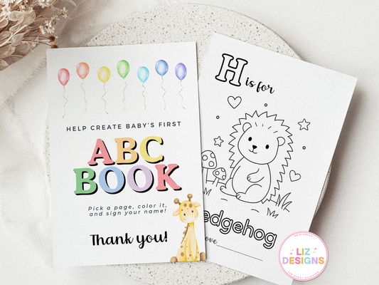 Baby's First ABC Coloring Book