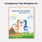 Grandparents' Day Handprint Art