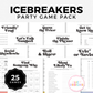 Icebreakers Party Game Pack (25 Games)