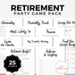 Retirement Party Game Pack (25 Games)
